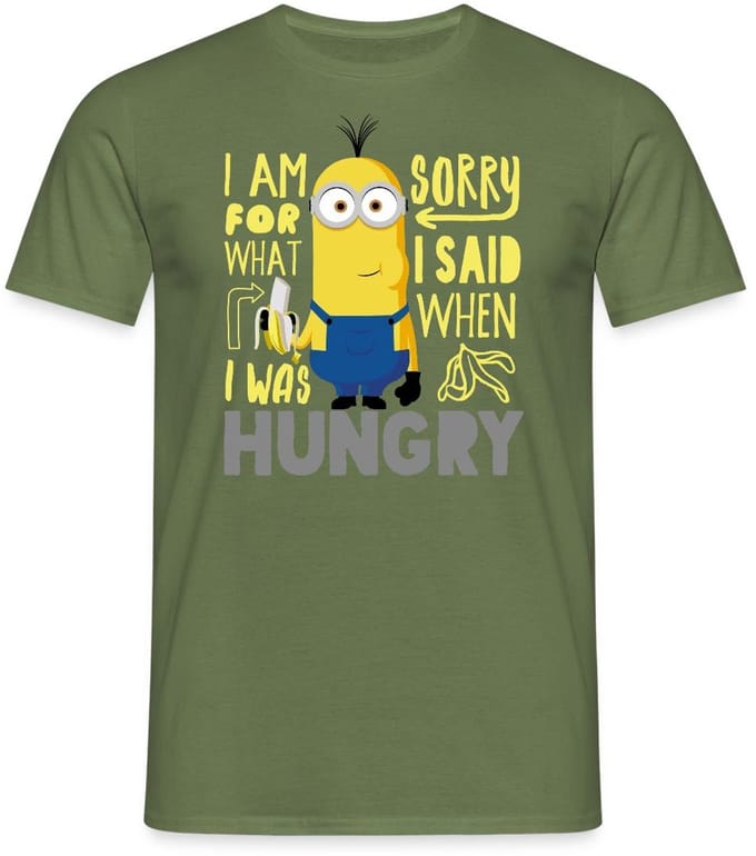 Minions Kevin Honger Banaan T-Shirt Heren