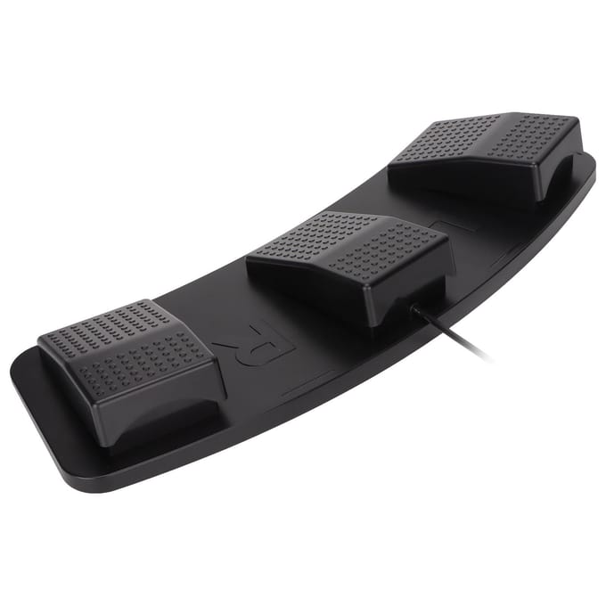 USB Drievoudig Voetpedaal Multifunctioneel Ergonomisch Drievoudig Voetpedaal voor het Spelen van Games black