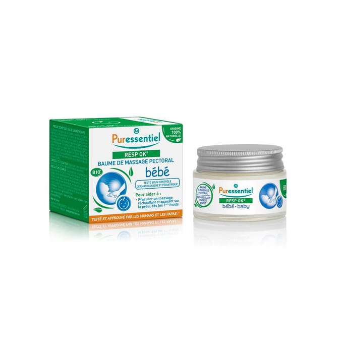 Puressentiel Resp OK Baby Borst Massagebalsem 30 ml
