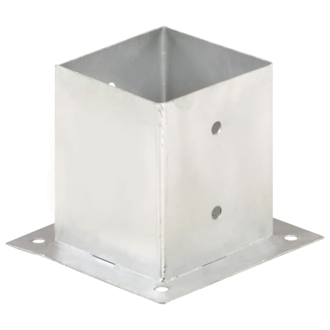 vidaXL - Paalankers - 4 - st - 121 - mm - gegalvaniseerd - metaal
