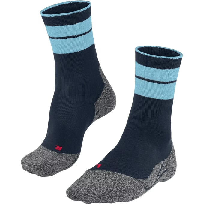 FALKE TK Stabilizing anti-blaar dik wol functioneel materiaal wandelsokken heren blauw - maat 39-41