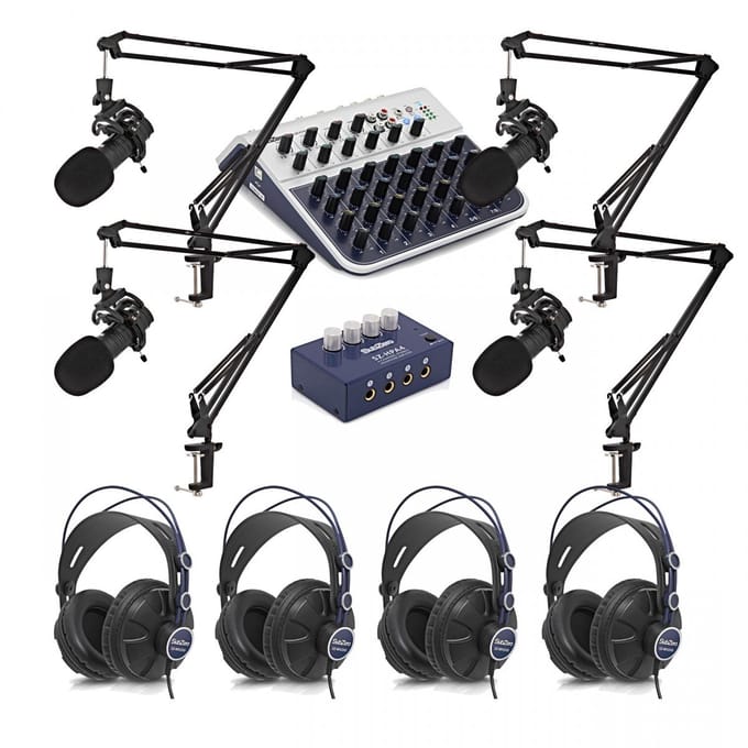 SubZero Professioneel Podcast Pakket (voor 4 personen)