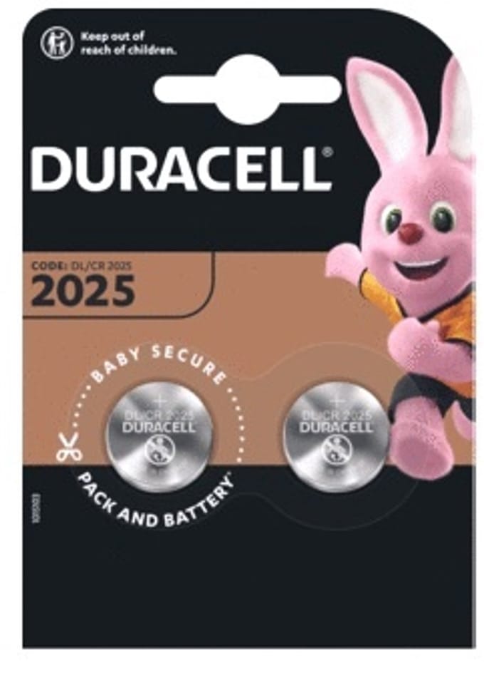 3 Volt DR2025 knoopcel reserve batterij