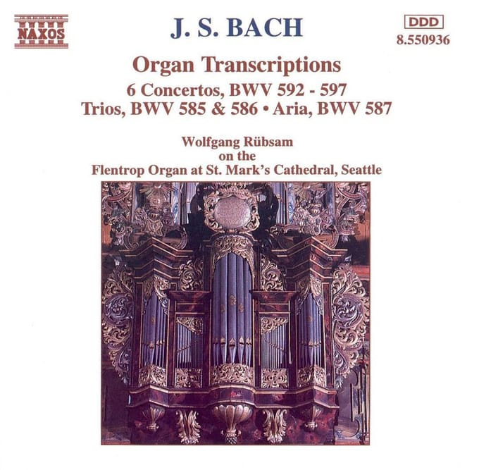 Wolfgang Rübsam - J.S. Bach: Organ Transcriptions (CD)