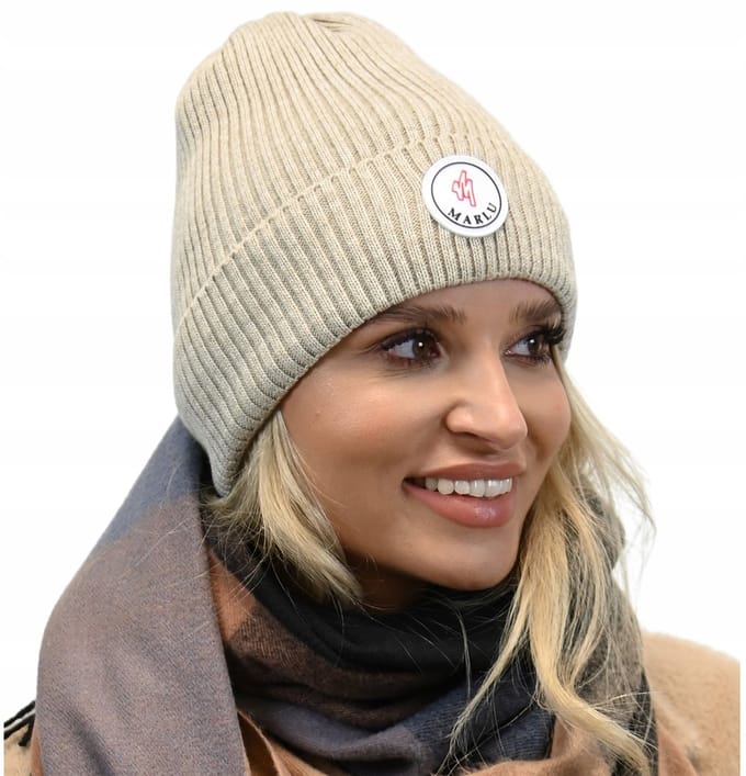 Alur - Beanie Muts - Beige - Unisex - 100% Acryl