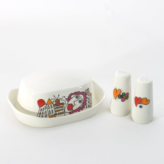 3-delige ontbijtset by Codriez - Multi-Color -