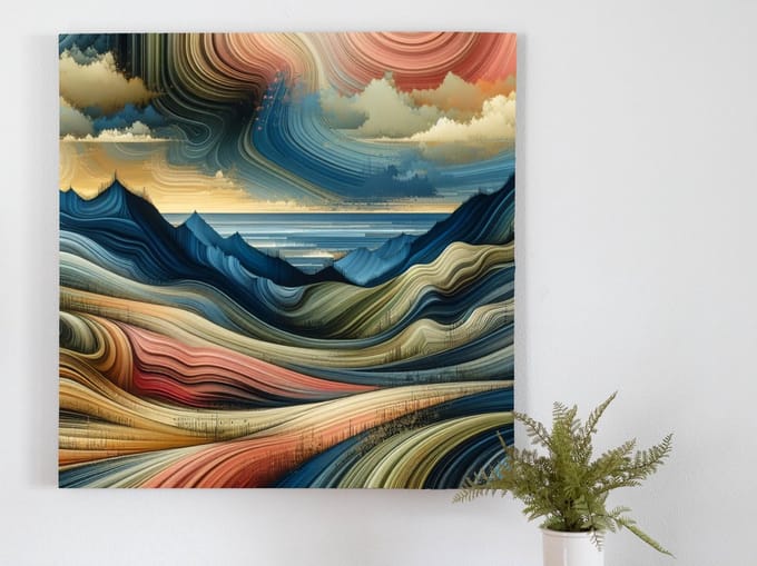 Kunstprint | Wanddecoratie | Dibond | 100 × 100 cm