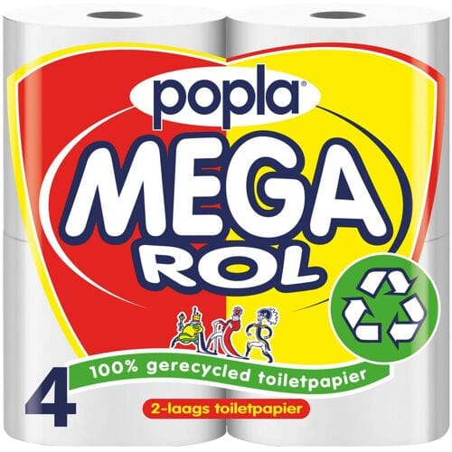 Popla Megarol wc papier - 24 rollen