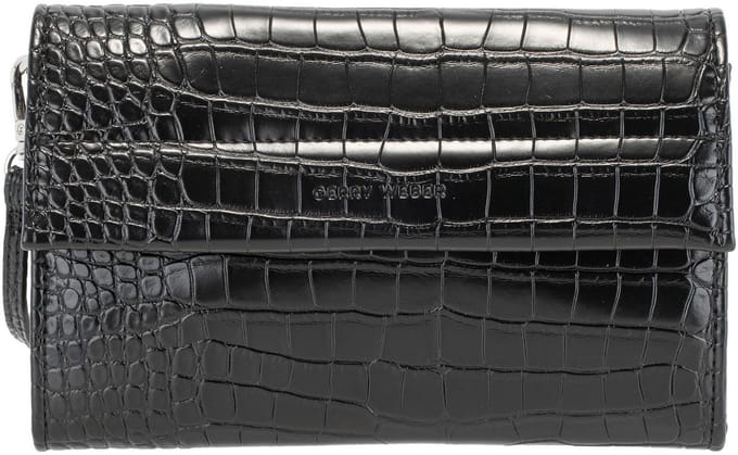 GERRY WEBER clutch Festive Croco Clutch Black zwart