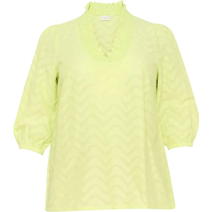 Damesblouse met lange mouwen KAFFE Curve Vitana