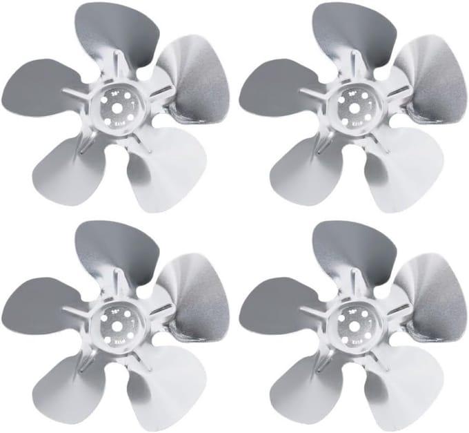 Koelkast Ventilatorbladen - Reserve Onderdelen - Koeling Optimaliseren - Aluminium Legering - 200mm Diameter