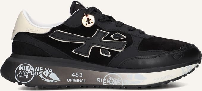 Premiata Lauryn Sneakers - Leer - Dames - Zwart - Maat 36