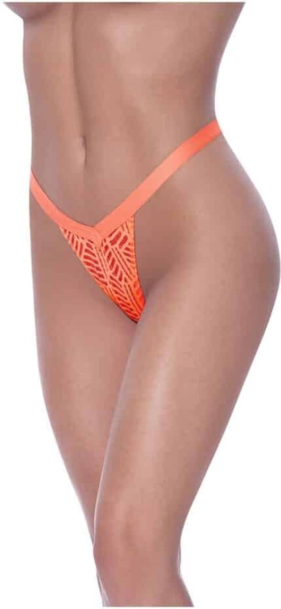 Magic Silk - Exposed P405ORALRG - Split Crotch Thong L/X
