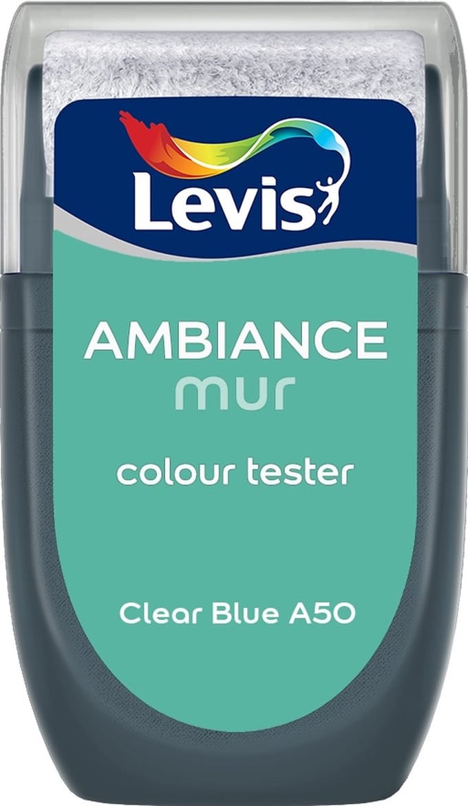 Levis - Muurverf Kleurtester Mat Mix - Clear Blue A50 - Mengverf - 30 Ml