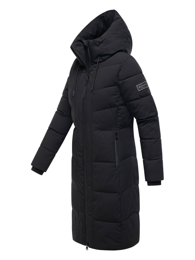 Navahoo dames wintermantel SCHOKOKUSS – elegant, warm & functioneel