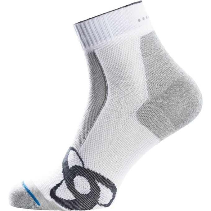 Odlo Socks Quarter Light Unisex Sportsokken - White - Maat 42-44