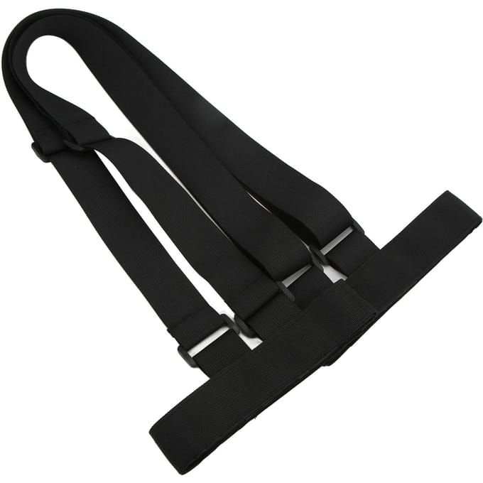 Skateboard Schouder Draagriem Verstelbare Skateboard Schouderdrager Riem voor het Dragen van Scooters Snowboard black