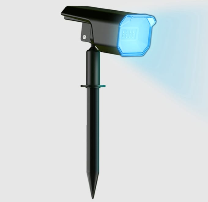 Luxform | Smart Solar Tuinlamp Areg | 100Lm RGB | Zwart