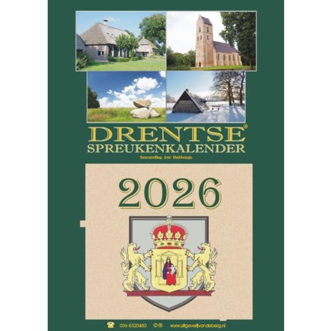 Drentse Spreukenkalender / 2026 - Jent Hadderingh