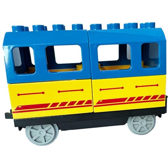 Grote Constructieblokken Werkt ideaal als Kindercadeau met Treinset DIY Spoorbaan Monteren Interactief Leren-