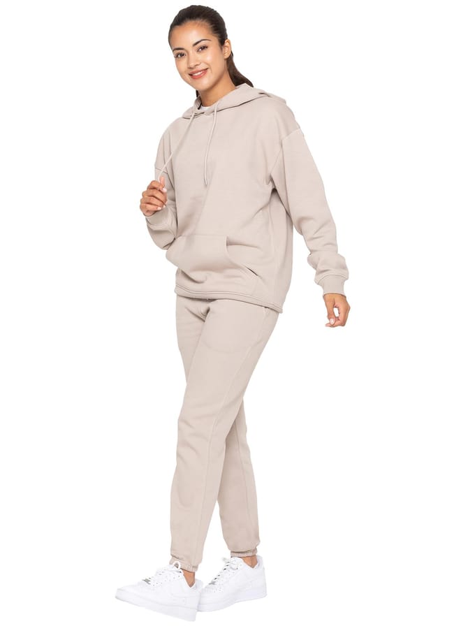 Enzo | Dames Oversized Pullover Hoodie Tracksuit Set
