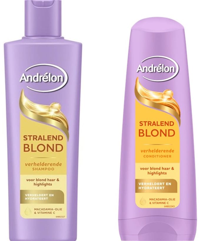 Andrélon Stralend Blond - Shampoo 250 ml & Conditioner 200 ml