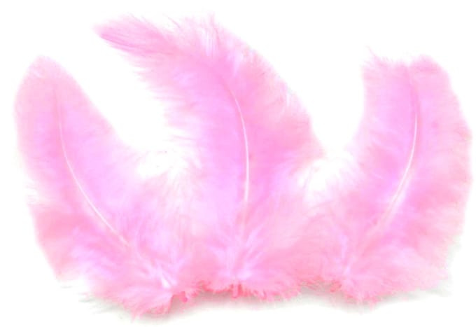 HOBI - Verpakking met 20 roze decoratieveren 5,5 cm