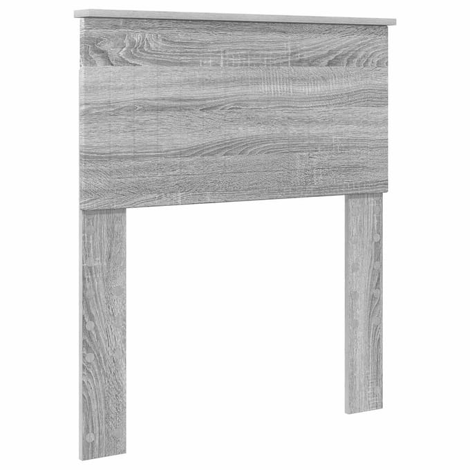 vidaXL Hoofdbord Grijs Sonoma Bewerkt hout