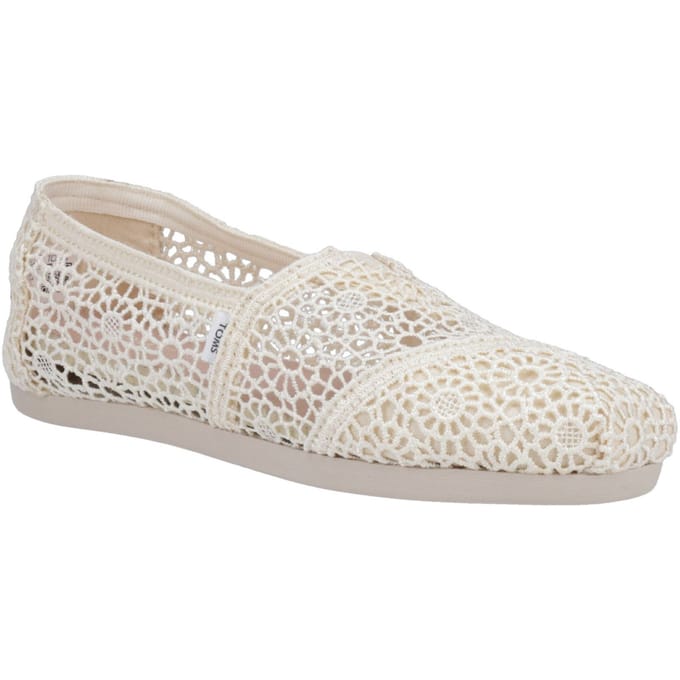 TOMS Alpargata Polyester Dames Espadrilles Naturel