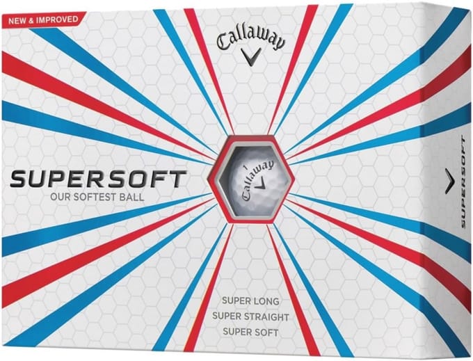 Zachte golfballen met lange afstand en HEX Aerodynamics