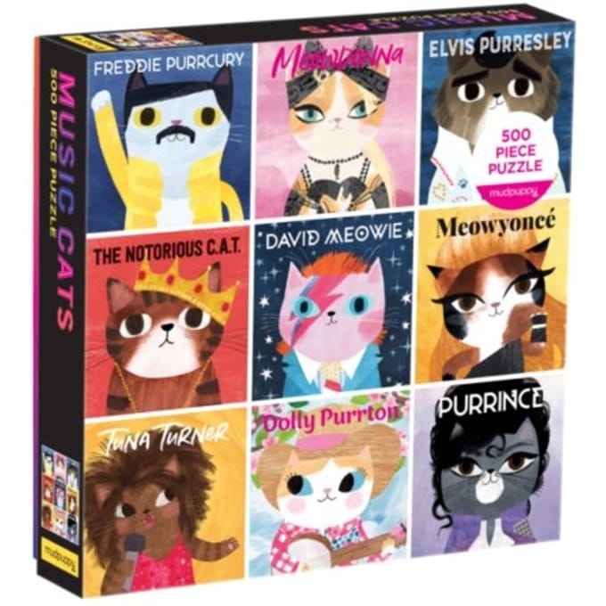 Music Cats 500 Piece Family Puzzle