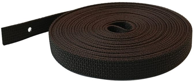 Selve Optrekband 14 mm, 7 meter, bruin
