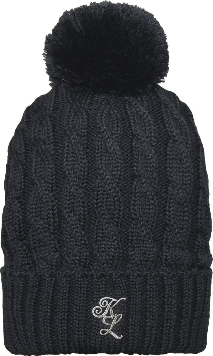 Kingsland KLellery Ladies Cable Knitted Hat Navy
