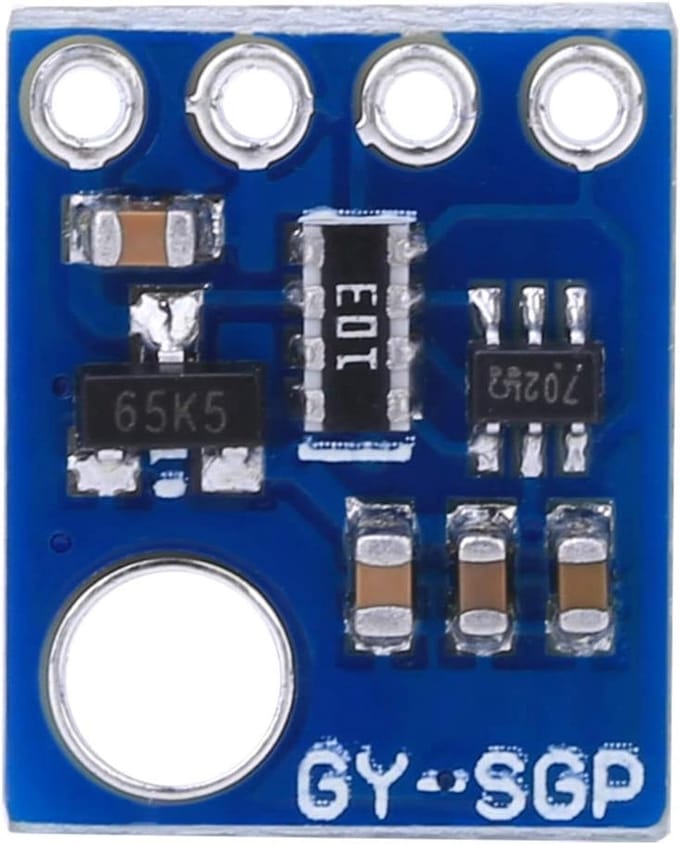 Luchtkwaliteit Sensor Module - ECO2 Detector - Omgevingsmonitoring - Vier Gas Detectie Componenten - 8 x 5 x 1 cm