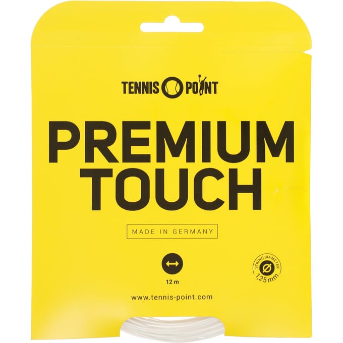 Tennis-Point Premium Touch Set Snaren 12m-Wit