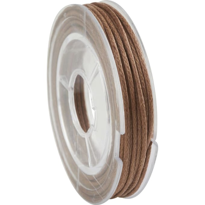 Imitatieleren Koord Bruin 1mm x 5meter