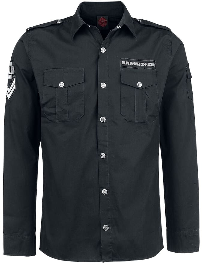 Rammstein Longsleeve - M tot 3XL - voor Mannen - zwart