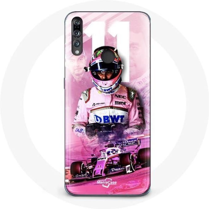 Coque - Formule 1 - Huawei P30 Lite - Sergio Pérez - Souple - Rose rose
