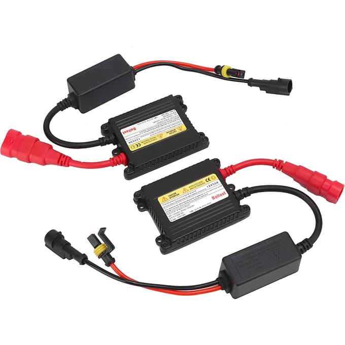 Ballast HID, Ballast HID 55w, 2pcs 12V 55W Universel Xenon CC HID Universel Kit de Conversion Réactance (Accessoires Aléatoires) black