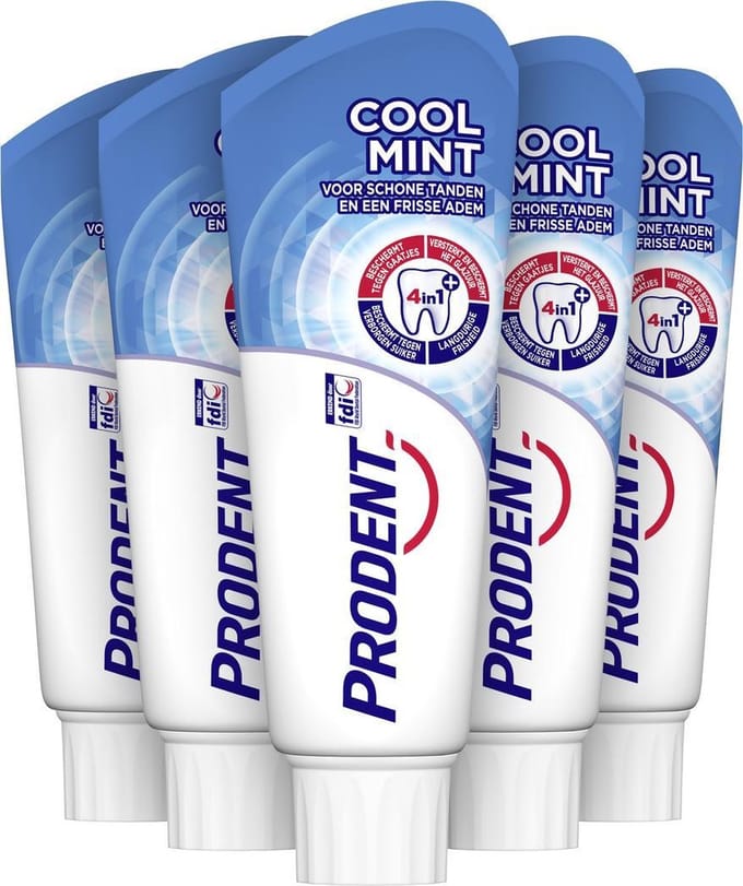 Prodent Tandpasta Cool Mint - 5 x 75 ml - Voordeelverpakking