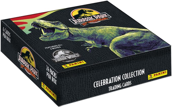 Jurassic Park 30th Anniversary Trading Cards Celebration Collection Flow Packs Display (24)
