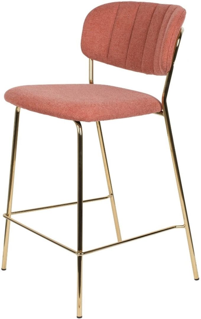 Puur - Viken barstoel 65 cm roze goud