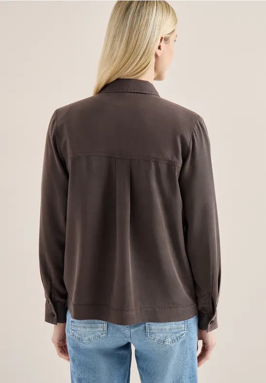 Gekleurde spijkerblouse