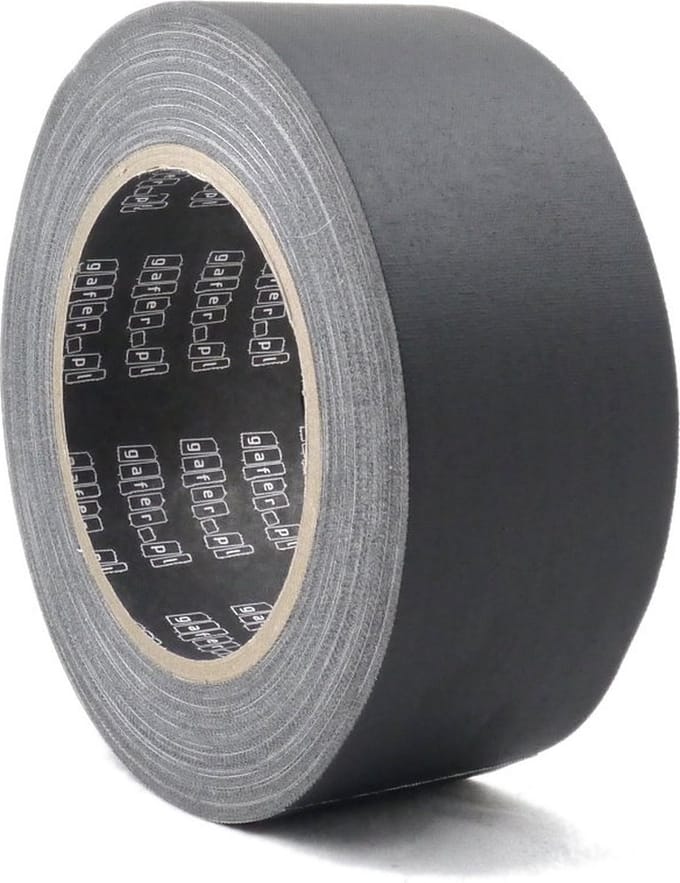 Gafer.pl Pro Matt Gaffer Tape 48mm x 25m Zwart