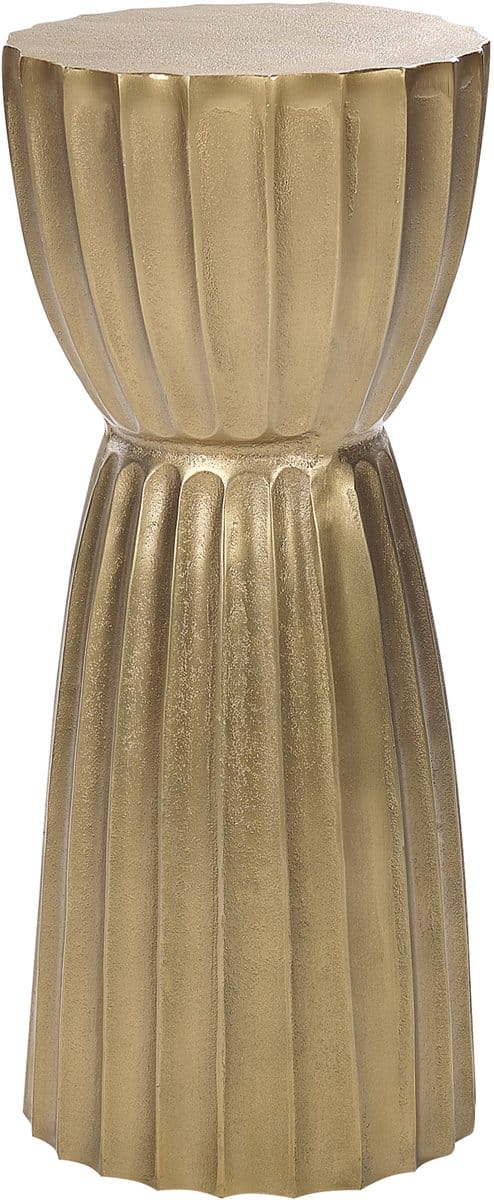 OUYEN - Bijzettafel - Goud - Aluminium