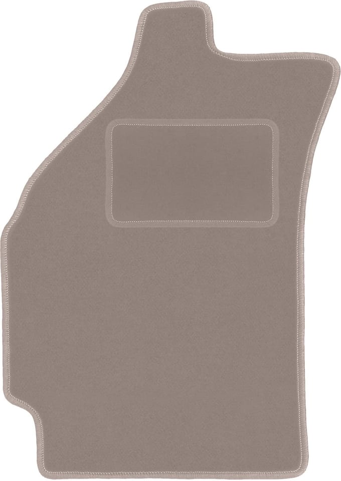 Beige bestuurdersmat voor: Chevrolet Matiz hatchback (2004-2009)
