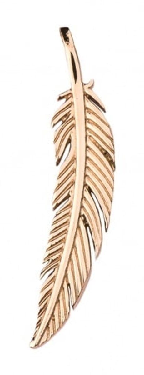Droomvanger veer hanger rosé