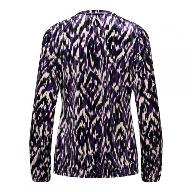 &Co Woman &co women top doris random ikat purple