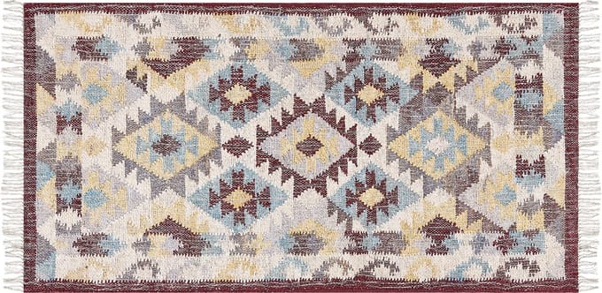 FENER - Jute vloerkleed - Multicolor - 80 x 150 cm - Jute