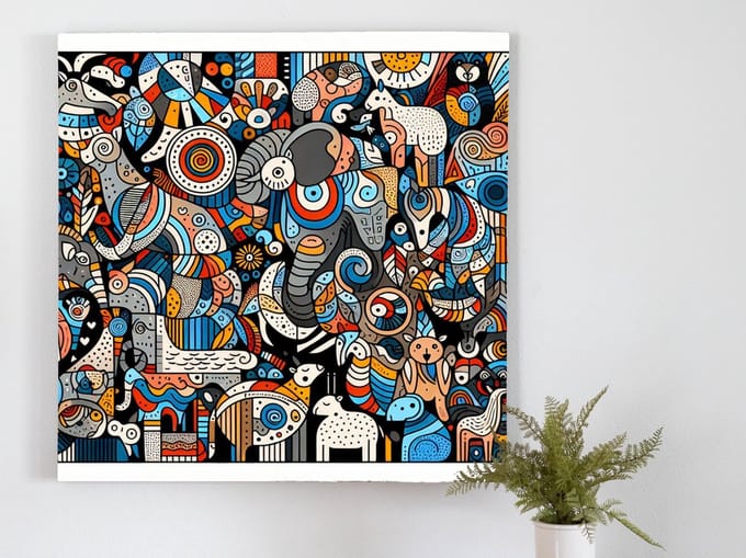 Kunstprint | Wanddecoratie | Forex | 75 × 75 cm